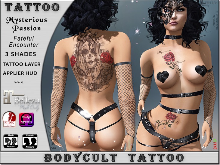 BodyCult Tattoo Mysterious Passion FB1131